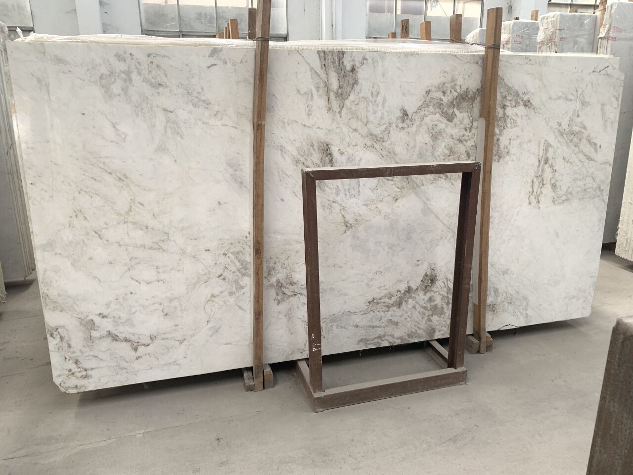 Castro white marble slabs