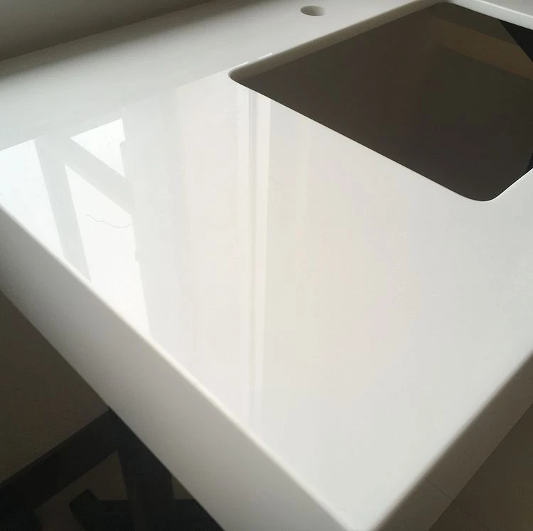 white nano glass washbasin