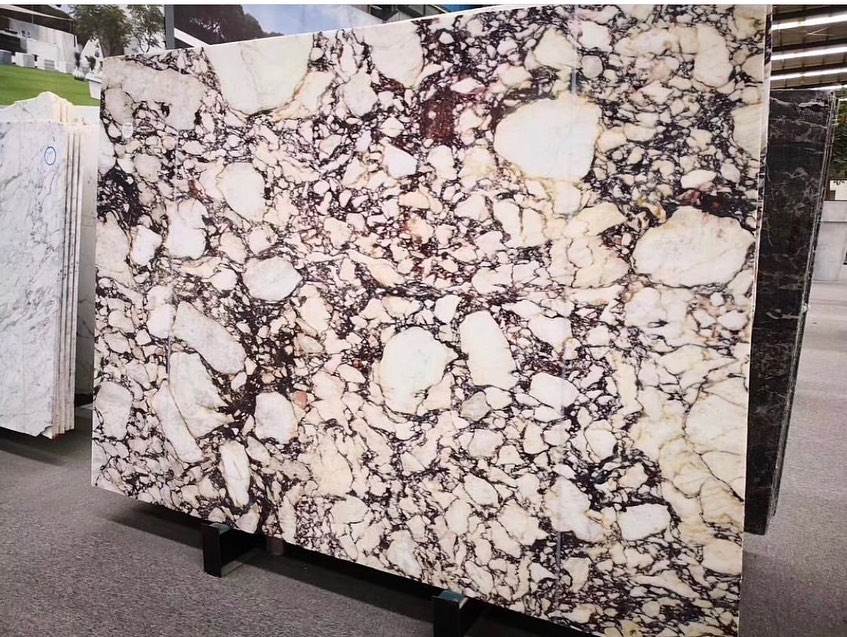 Red Calacatta Viola Marble Slab
