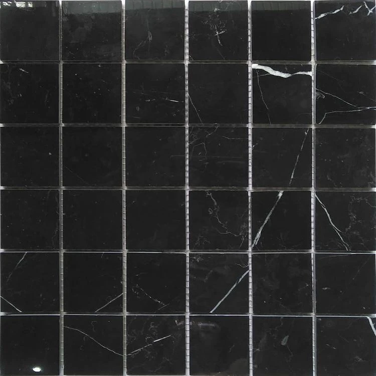 Black Marquina mosaic