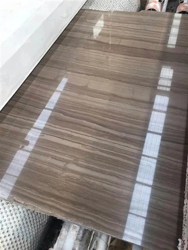 Hiina naturaalne kohvipruun puidust marmorist kiviplaadid/plaadid