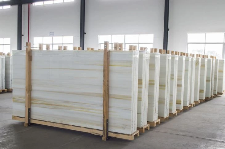 Pure White Nano Crystallized Glass Slab For Countertop And Tile
