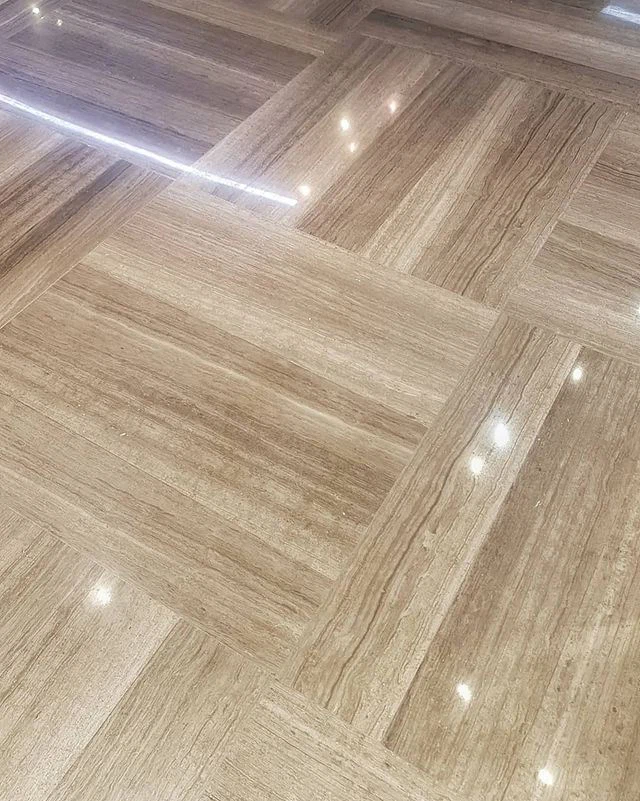 Wooden Grey Marble floor