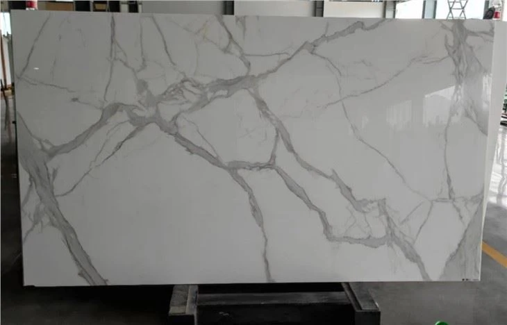 Calacatta White Nano Glass Slabs