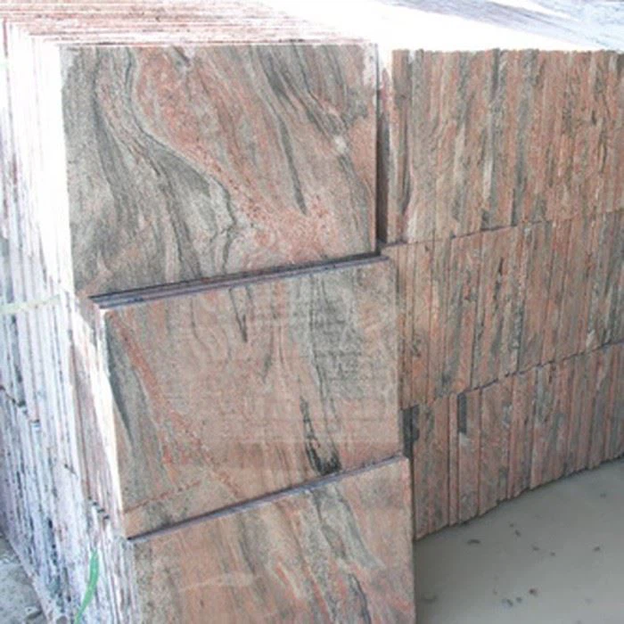 Multicolor Red Granite Slabs For Paving Stone Tiles