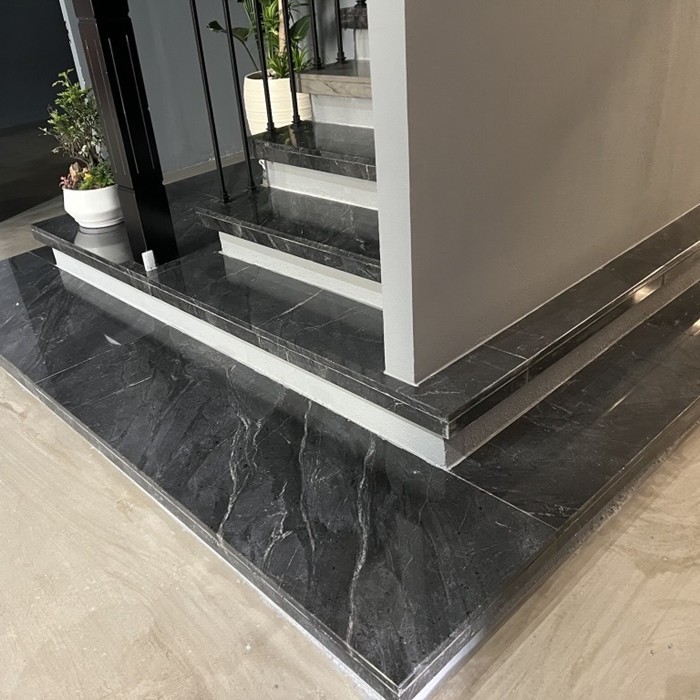 Nature Virginia Mist Granite Black Granite Floor Tile