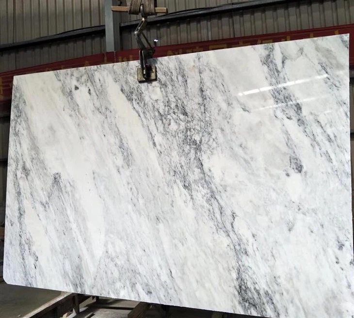 Princess White Marble Slab Dolomite For Countertop , Flooring And Wall