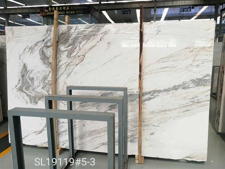 White Vena Marble For Countertop ,Flooring And Backsplashes